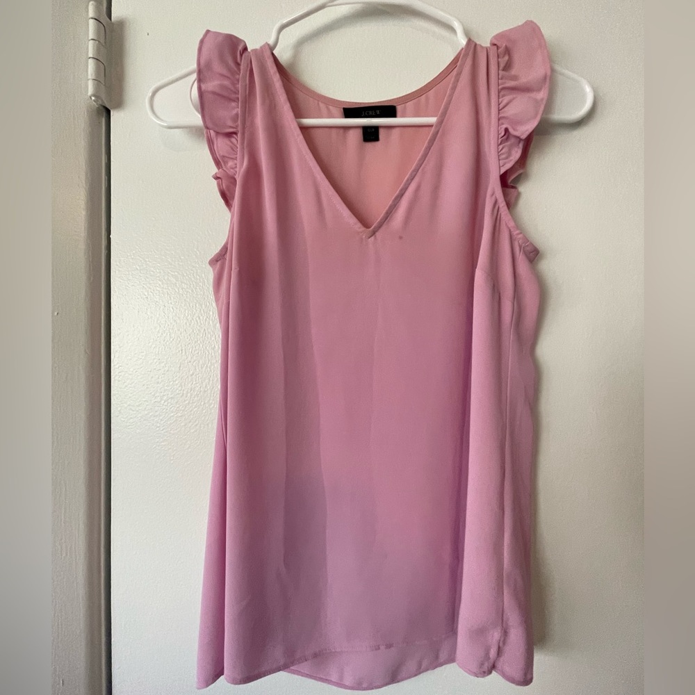 J.Crew ruffle blouse